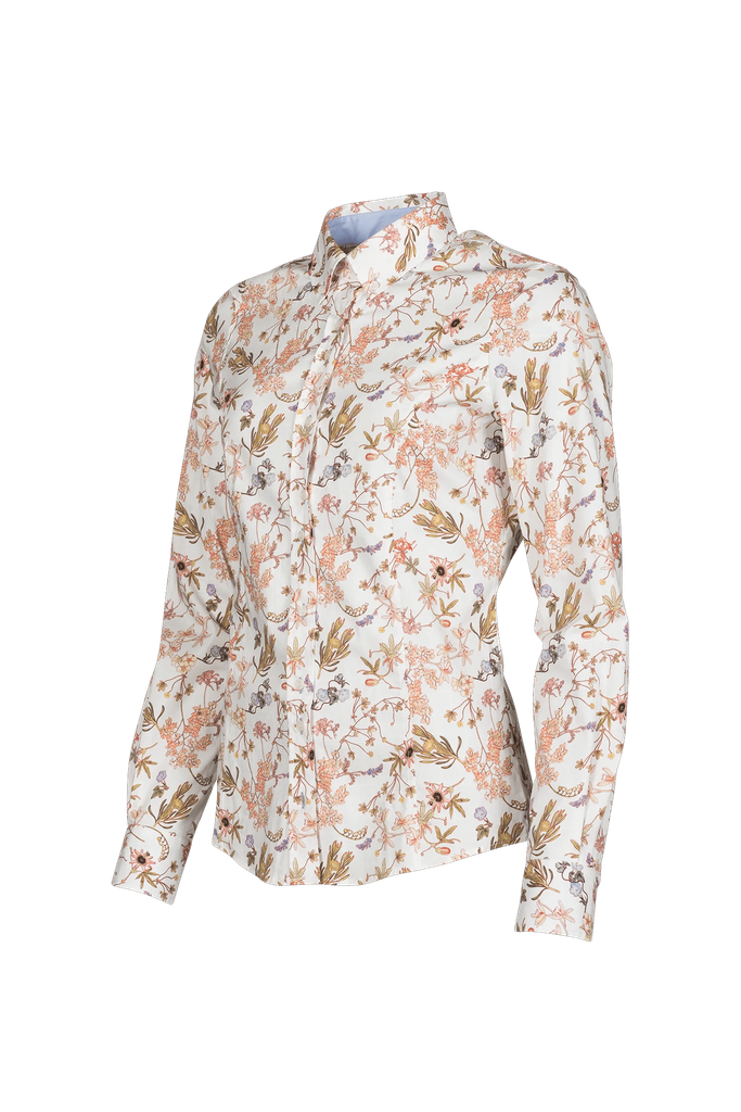 Mary - Cotton printed blouse