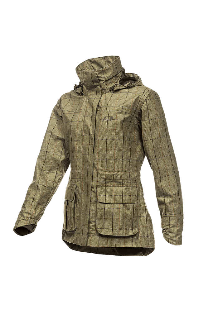 Pembroke - Veste pliable en tweed imprimé pour femmes