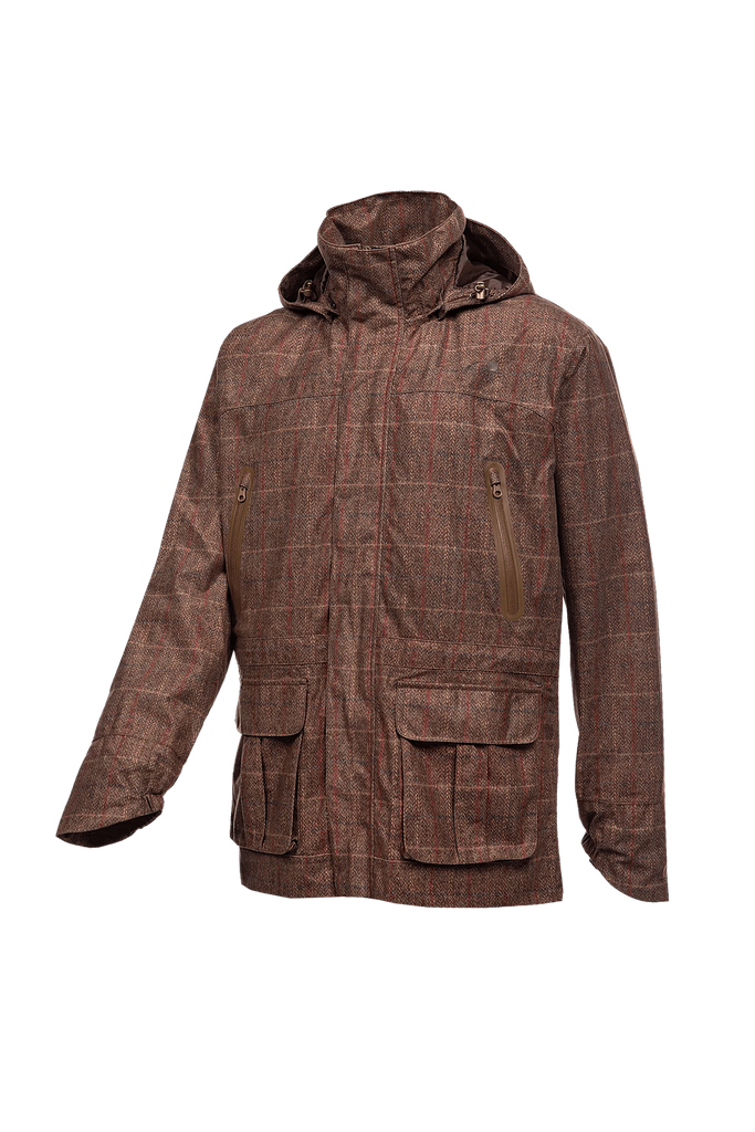Moorland - Bedruckte, faltbare Tweed-Herrenjacke