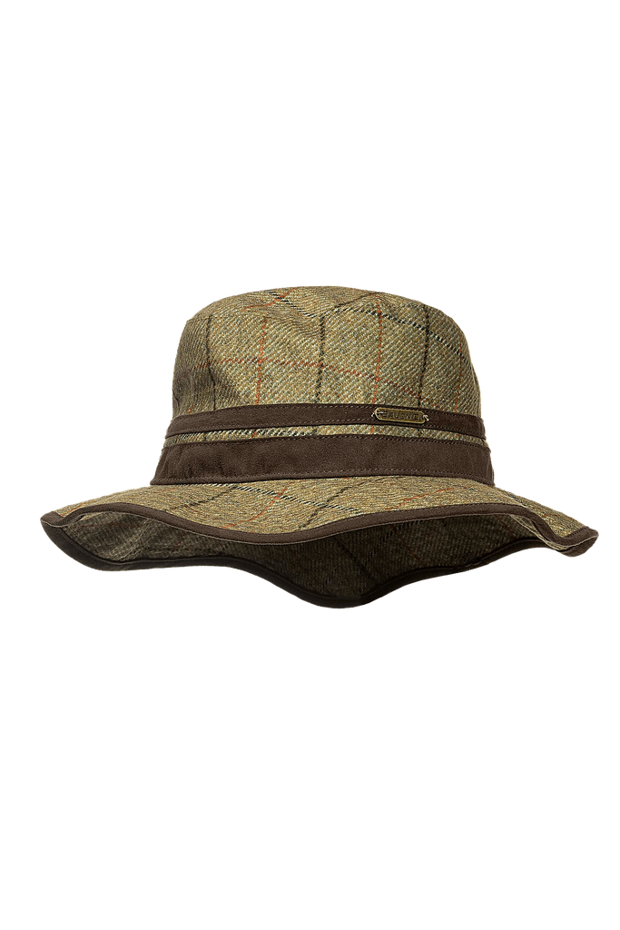 Caitlin - Printed tweed hat