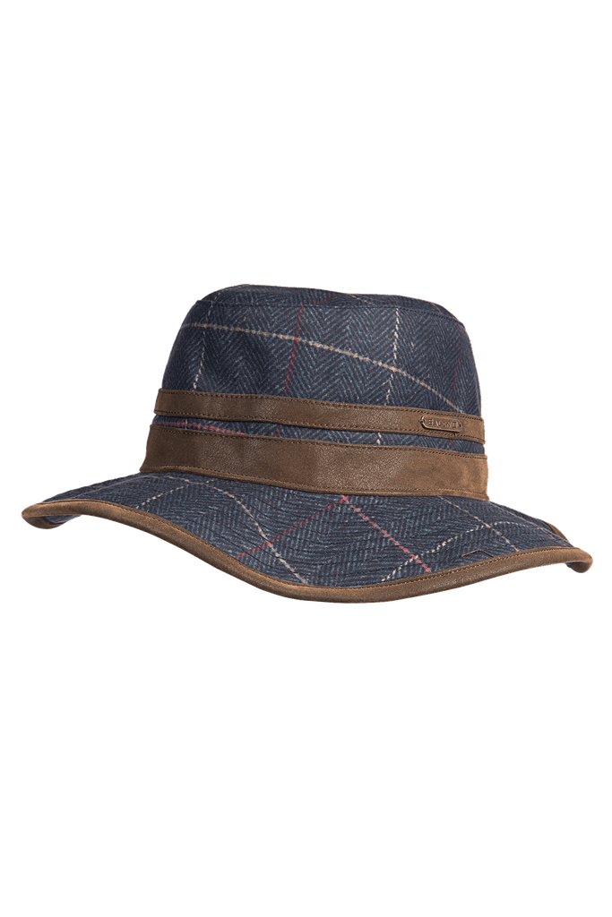 Caitlin - Bedruckter wasserdichtes Tweed-Hut