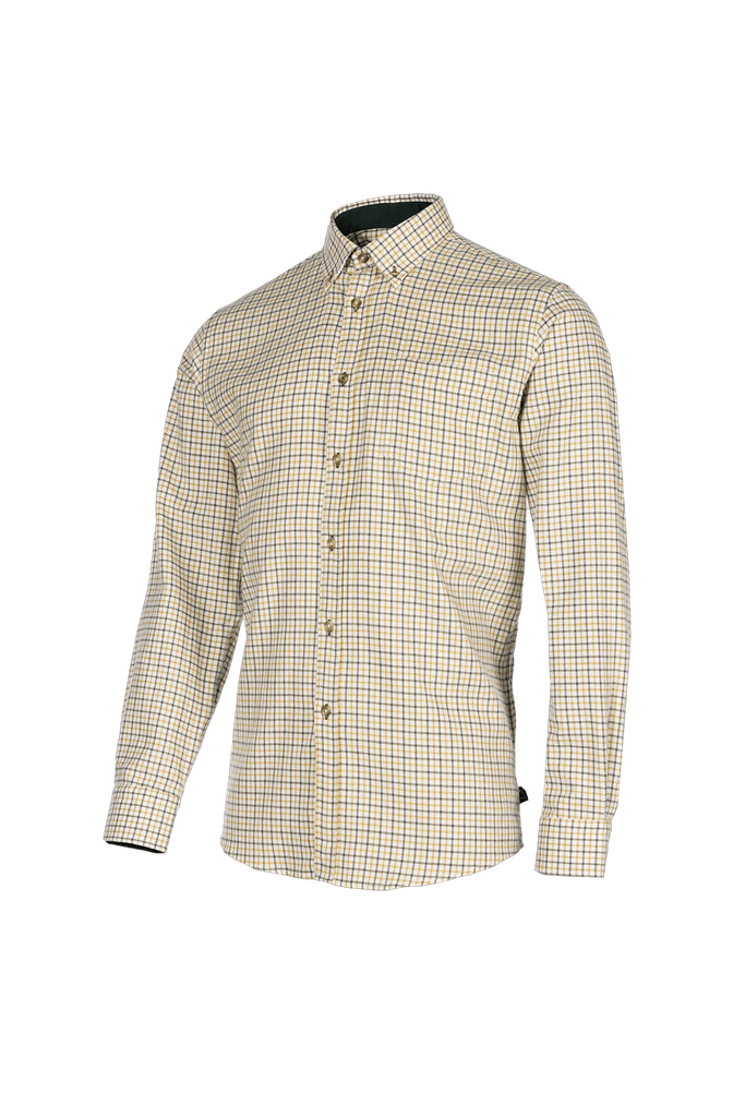 Berkley Wool - Stijlvol katoenen shirt met 20% wol