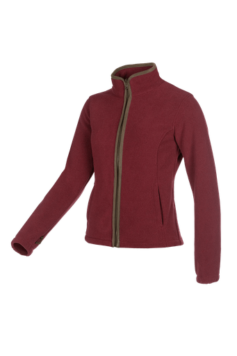 Sarah - Veste polaire pour femmes Bordeaux (R48)