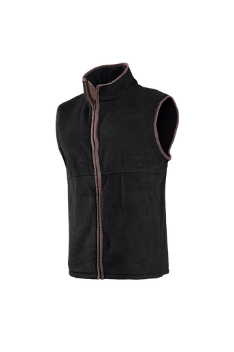 Harvey - Gilet polaire pour hommes Gris anthracite (N02)