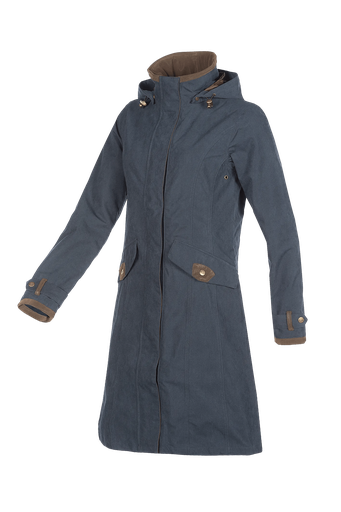 Chelsea - Manteau champêtre tendance pour femmes Bleu marine (B75)