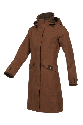 Chelsea - Moderne country-jas voor dames Donkerbruin (E94)