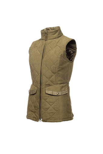 Chester - Gilet matelassé tendance pour femmes Khaki clair (A57)
