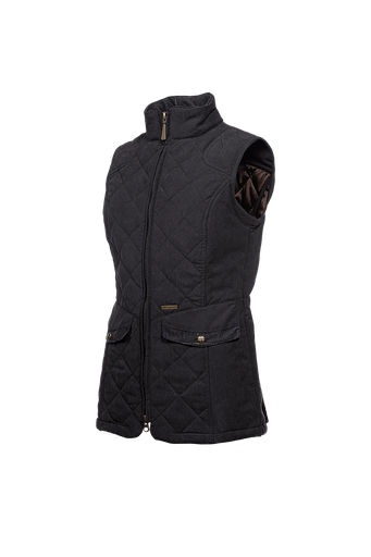 Chester - Modische Steppweste für Damen dunkel Marine (B99)
