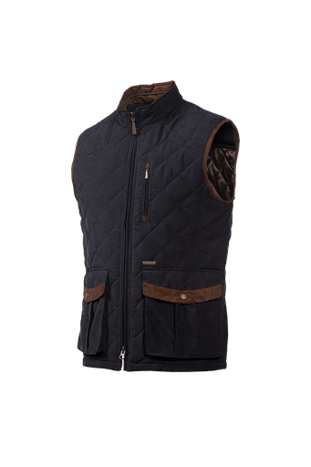 Thames - Stijlvolle gewatteerde bodywarmer voor heren Donker marineblauw (B99)