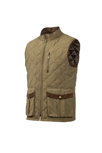 Thames - Stijlvolle gewatteerde bodywarmer voor heren Lichtgroen khaki (A57)