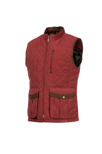 Thames - Stijlvolle gewatteerde bodywarmer voor heren Bordeaux (R48)