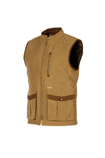 Thames - Stylish quilted bodywarmer men Camel (E56)