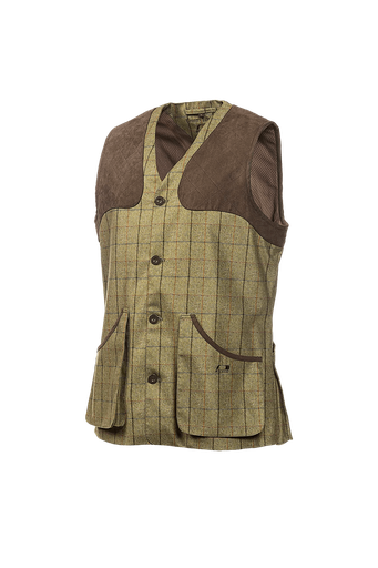 Milton - Bedruckte Tweed-Jagdjacke für Herren Karo khaki (Z65)