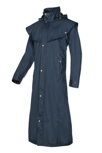 Newbury - Lange regenjas voor heren Marineblauw (B75)