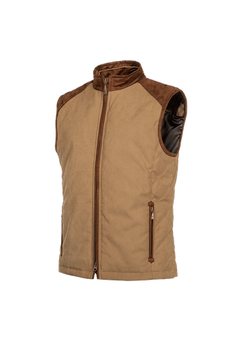 Scott - Dobby gesteppte Herren-Bodywarmer kamel (E64)