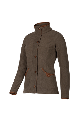 Claire - Fleece blazer for women Moss green (GW1)